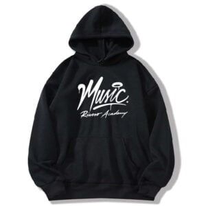 Sudadera negra con capucha
