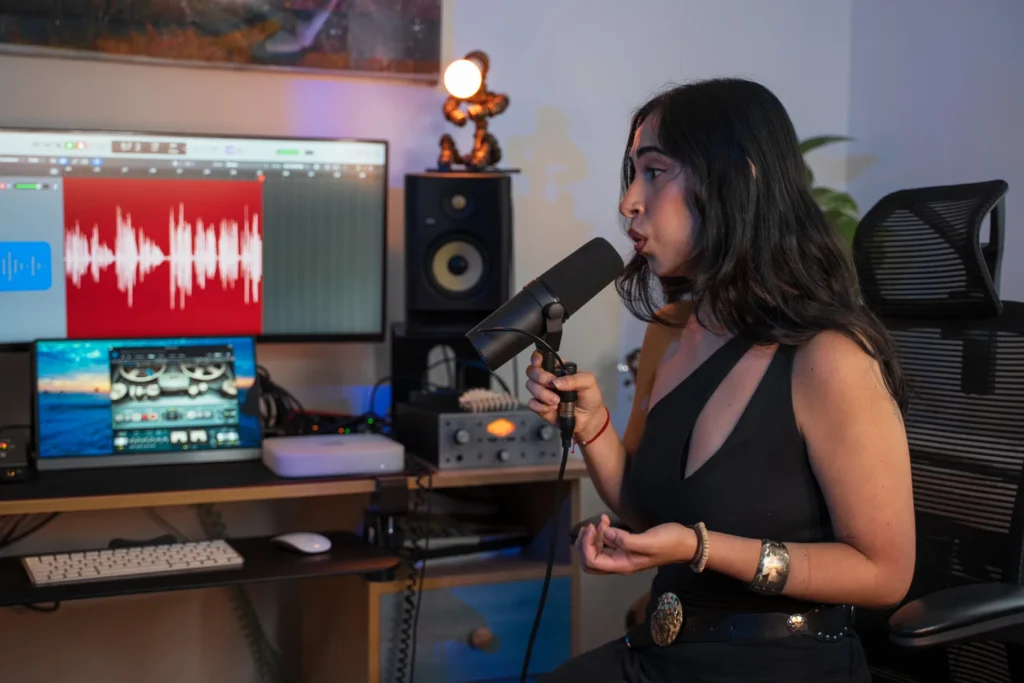 Luisa, coach en Grabacion